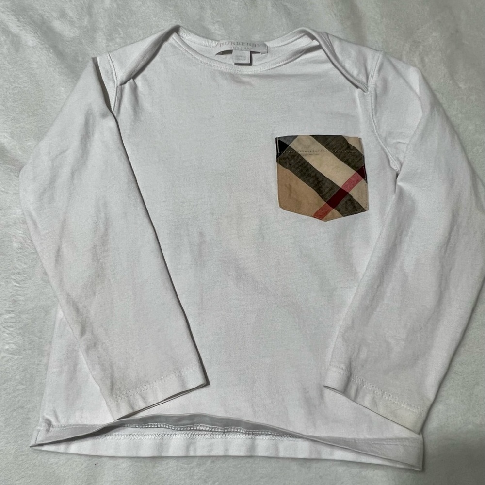 Burberry kids long sleeve t-shirt